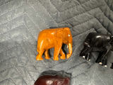 Set of Hand-Carved Elephant Figurines - thumbnail 4 of 9