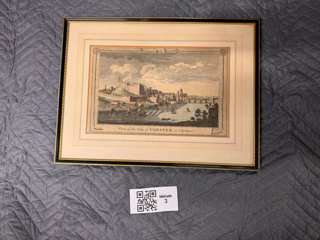 Framed print: View of the City of Chester - image 1 of 1