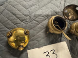 Brass vintage condiment set - thumbnail 3 of 5