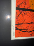 Won’t Streech -Framed sunset forest silhouette print - thumbnail 2 of 4