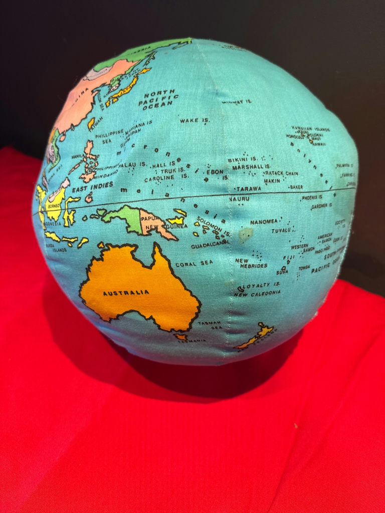 World map plush globe ball - image 2 of 2