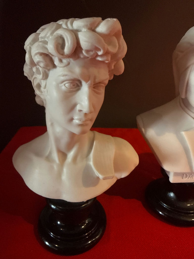 Set of Three Classical Bust Sculptures - image 4 of 4
