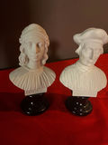 Raffaello and Machiavelli Bust Sculptures - thumbnail 1 of 3