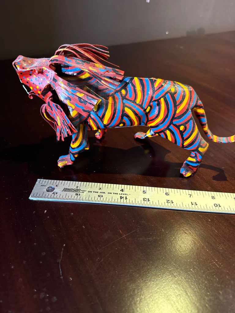 Three Colorful Lion Figurines - image 5 of 5