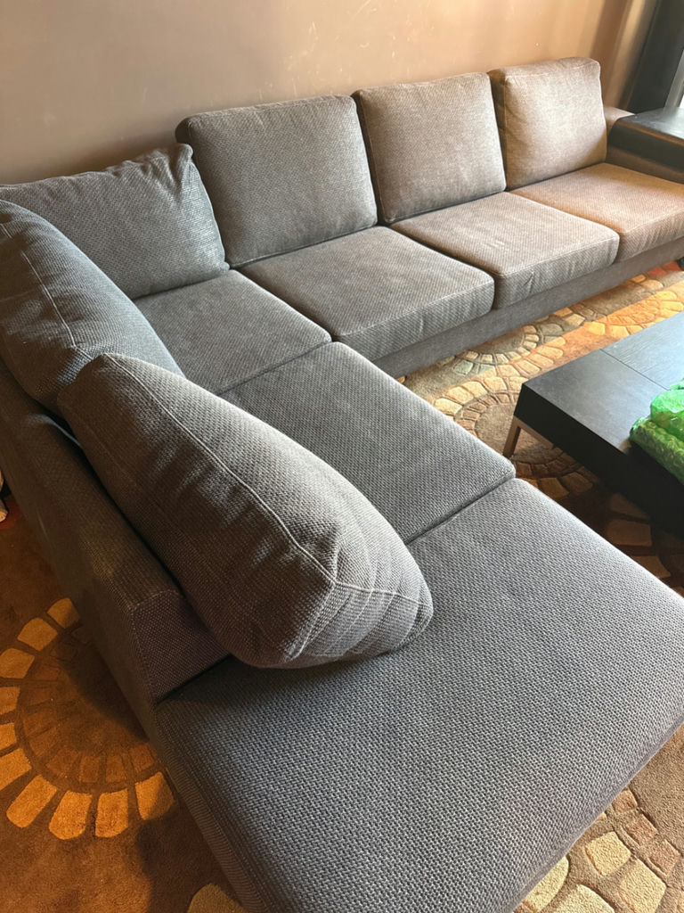 Gray Sectional Sofa - image 1 of 4