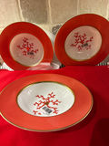 Set of Three Coral Pattern Porcelain Bowls - thumbnail 1 of 3