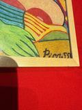 Pablo Picasso -Framed abstract colorful print - thumbnail 2 of 3
