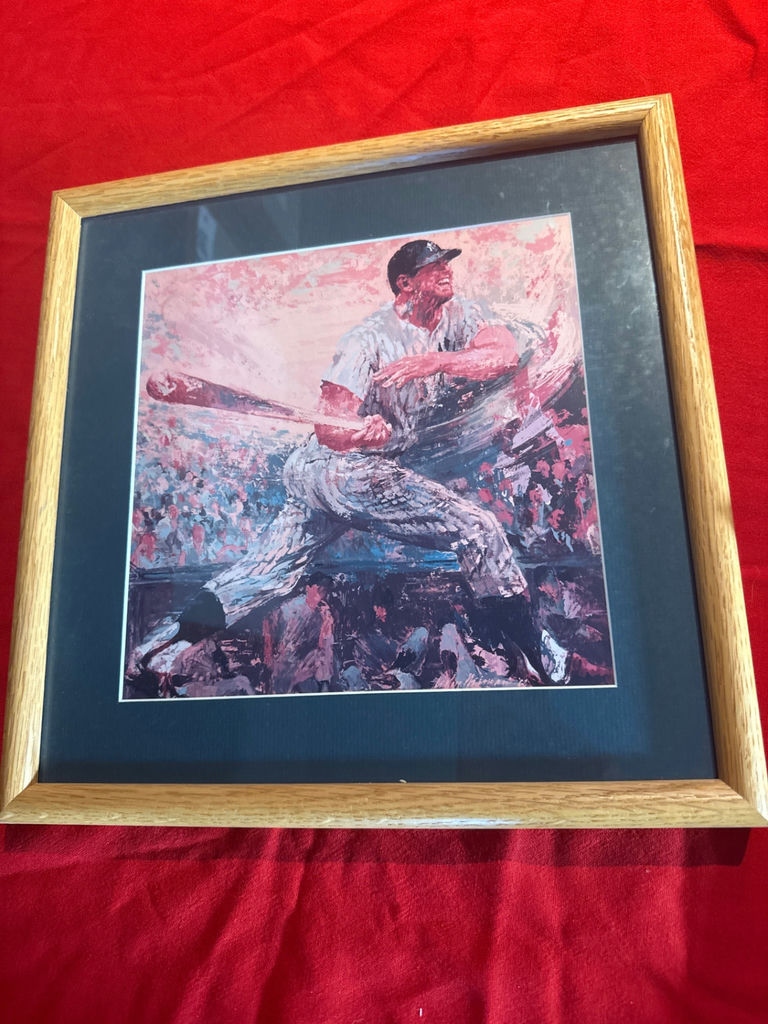 Framed Baseball Player Art Print - image 1 of 2