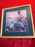 Framed Baseball Player Art Print - thumbnail 1 of 2