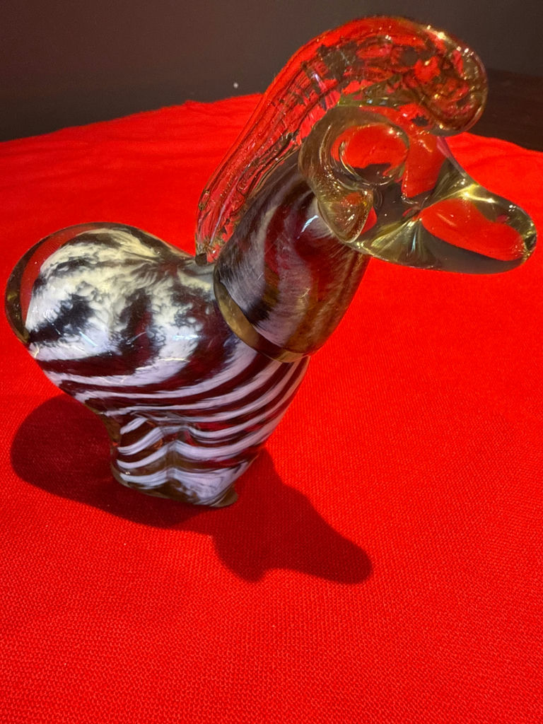 All made in Swaziland Three Handcrafted Glass Animal Figurines - image 4 of 6