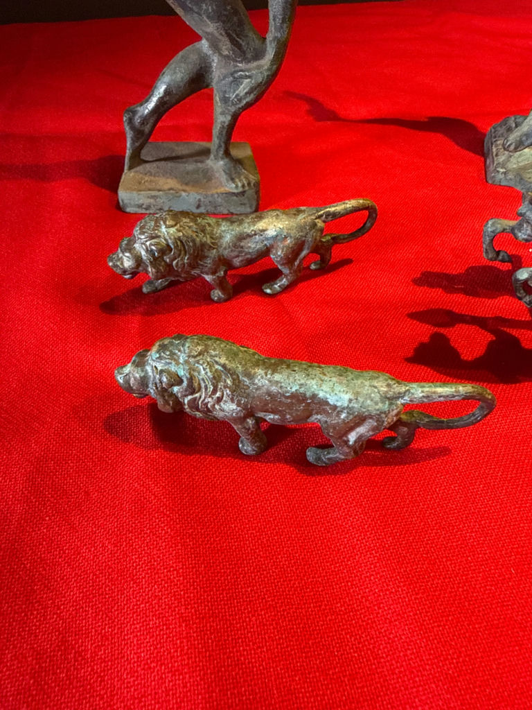 Collection of Metal Classical Figurines and Animal Figures - image 2 of 5