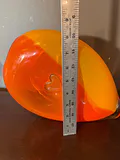 MoranobOrange and yellow glass sculpture - thumbnail 5 of 5