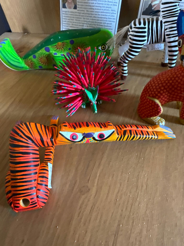 Handcrafted Painted Animal and Cactus Figurines - image 2 of 7
