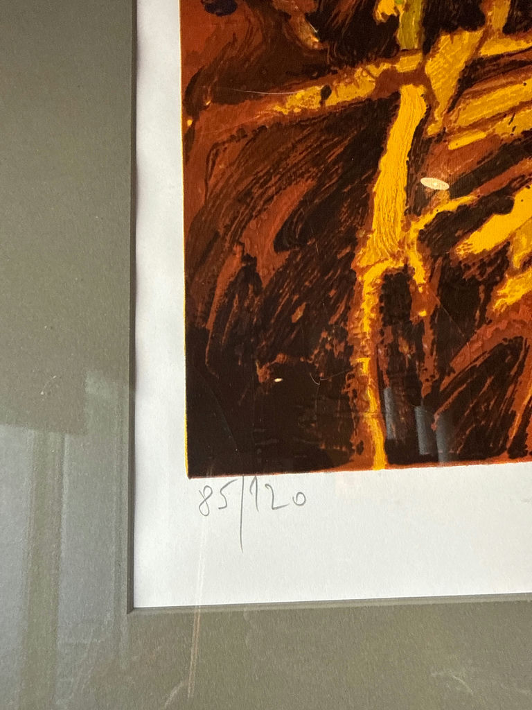 Gianni Borta - Framed Abstract Floral Art Print - image 2 of 4
