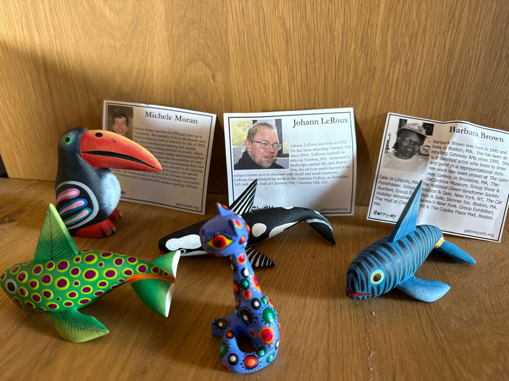 Handcrafted Painted Animal Sculptures - image 1 of 7