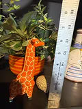 Decorative Ceramic Bottle Vase, Planter with Artificial Plant, and Animal Figurines - thumbnail 7 of 7