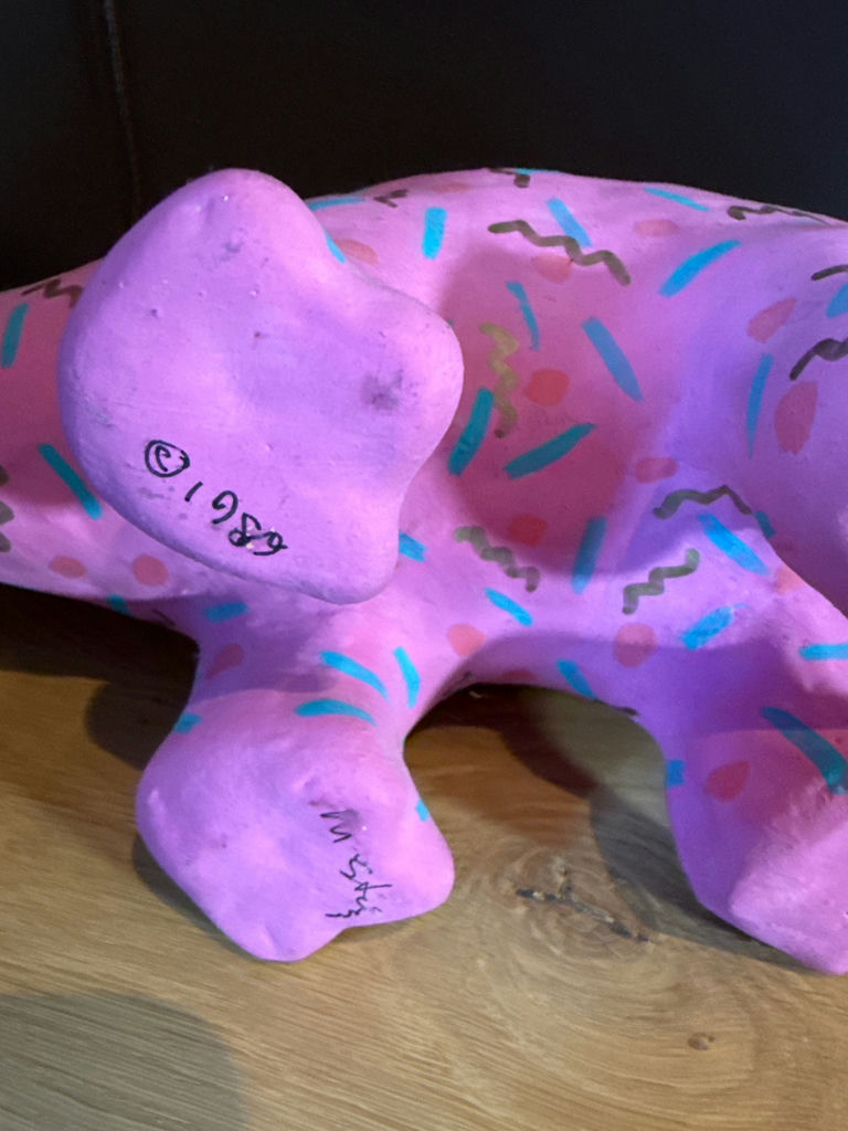 Pink Stegosaurus Dinosaur Figurine - image 3 of 5