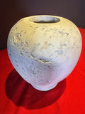 Jaru of California -Round Textured Decorative Vase with Lid - thumbnail 3 of 3