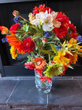 Mixed Floral Arrangement in Glass Vase - thumbnail 1 of 3