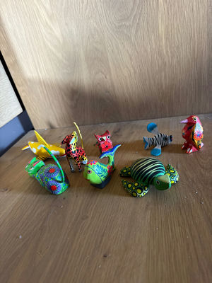 Hand-Painted Animal Figurines - Image 1 of 4