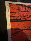 Won’t Streech -Framed sunset forest silhouette print - thumbnail 3 of 4