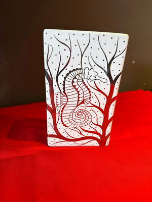 Wayland Gregory - Handmade Seahorse Decorative Vase - Image 1 of 4
