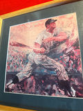Framed Baseball Player Art Print - thumbnail 2 of 2
