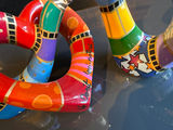 Colorful Abstract Love Sculpture - thumbnail 2 of 3