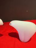 Pair of white art glass polar bear bear-shaped figurines - thumbnail 2 of 5