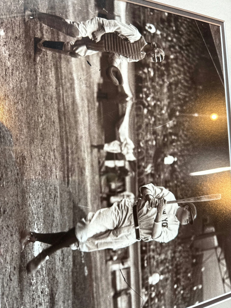 Babe Ruth - Framed Black and White Baseball Photograph - image 2 of 2