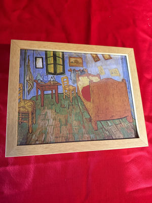 Framed Bedroom Interior Art Print - Image 1 of 2