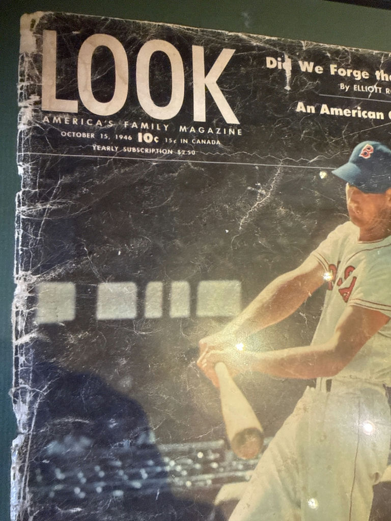 Framed LOOK Magazine Cover Featuring Ted Williams - image 2 of 3