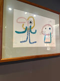 Joan Miro - Abstract framed print with whimsical figures (37/120) - thumbnail 1 of 3
