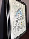 Framed Marc Chagall Blue Horse With Couple Lithograph - thumbnail 2 of 4