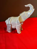Ourense - Geometric Porcelain Elephant Figurine - thumbnail 1 of 5