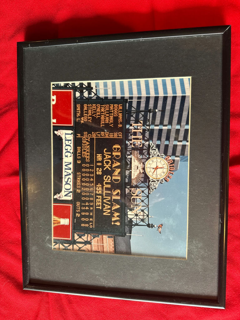 Framed photograph of Jack Sullivan grand slam - image 2 of 2