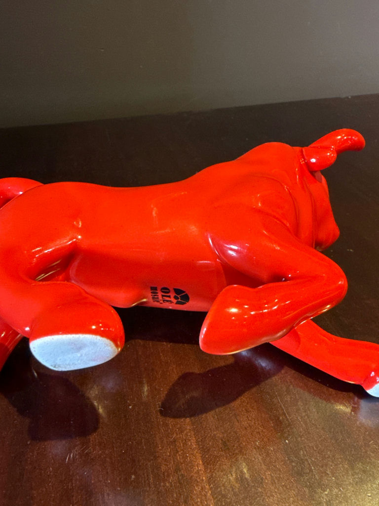 Ole Mosiac Red Bull Figurine - image 3 of 4