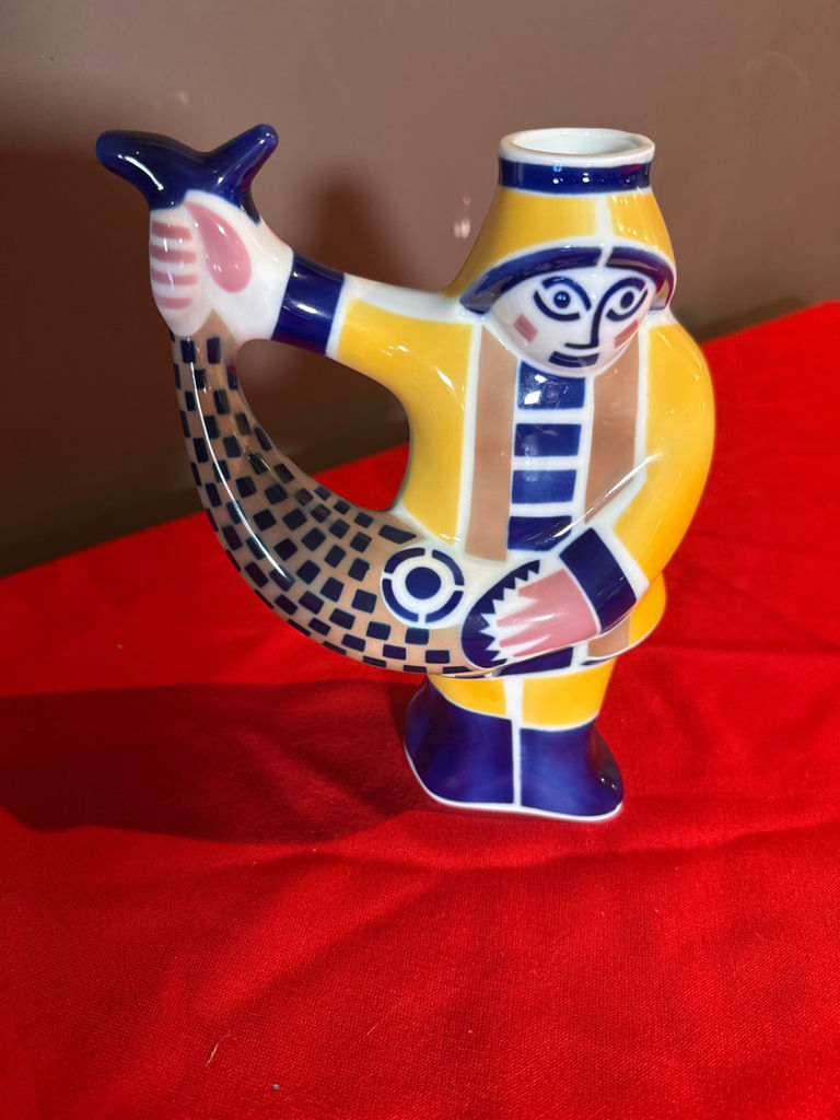 Sargadelos Ceramic Figurative Vase - image 1 of 3