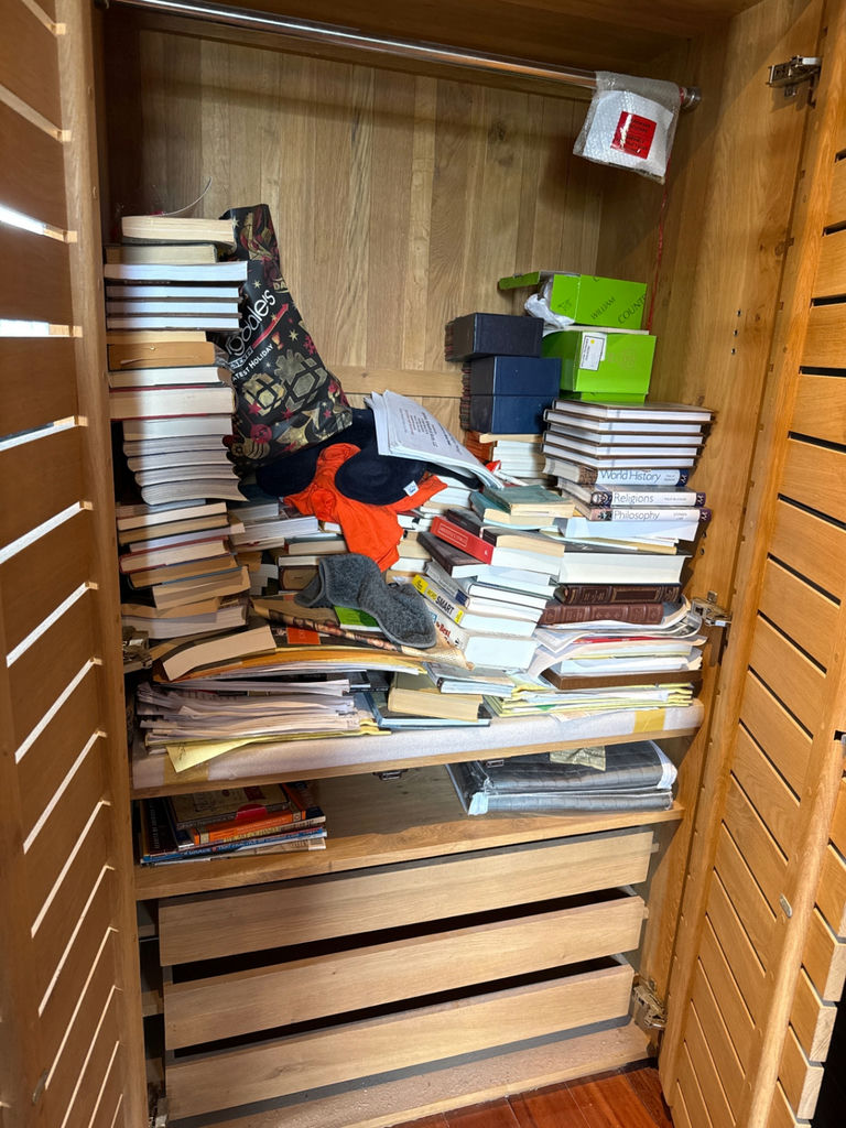 Wood Slat Double-Door Storage Cabinet - image 3 of 3