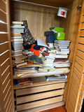 Wood Slat Double-Door Storage Cabinet - thumbnail 3 of 3