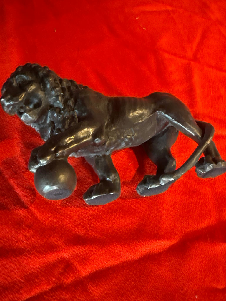 Medici Black Lion Figurine - image 3 of 4