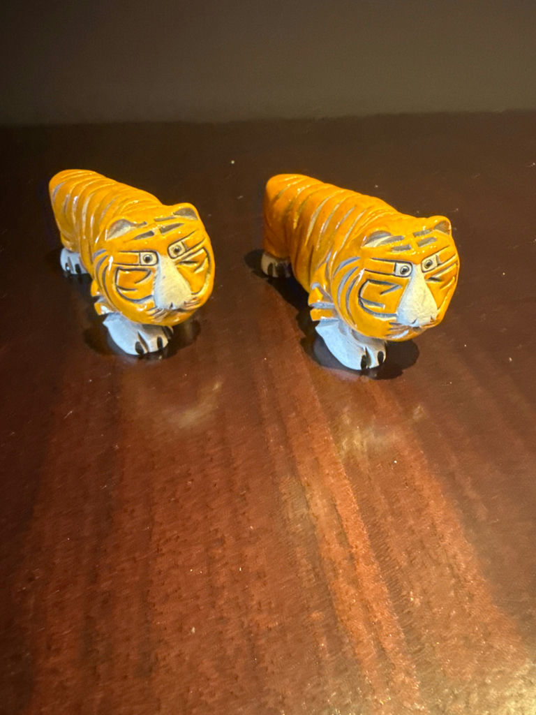 Pair of Tiger Figurines - image 1 of 4