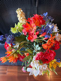 Mixed Floral Arrangement in Glass Vase - thumbnail 3 of 3
