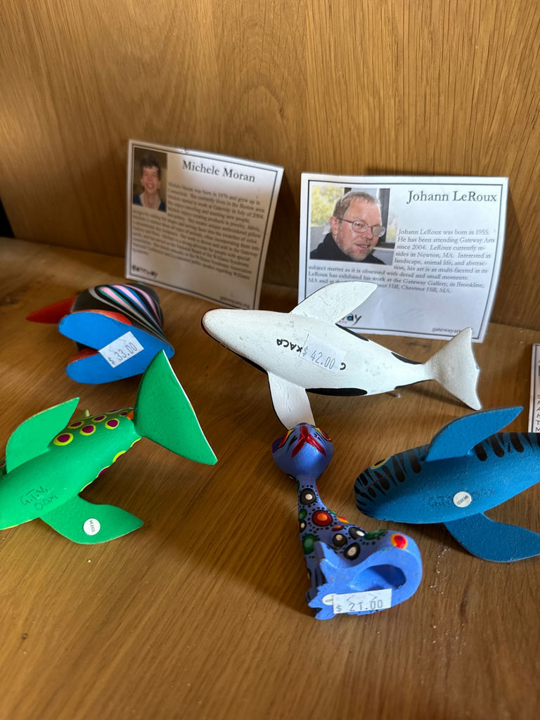 Handcrafted Painted Animal Sculptures - image 5 of 7