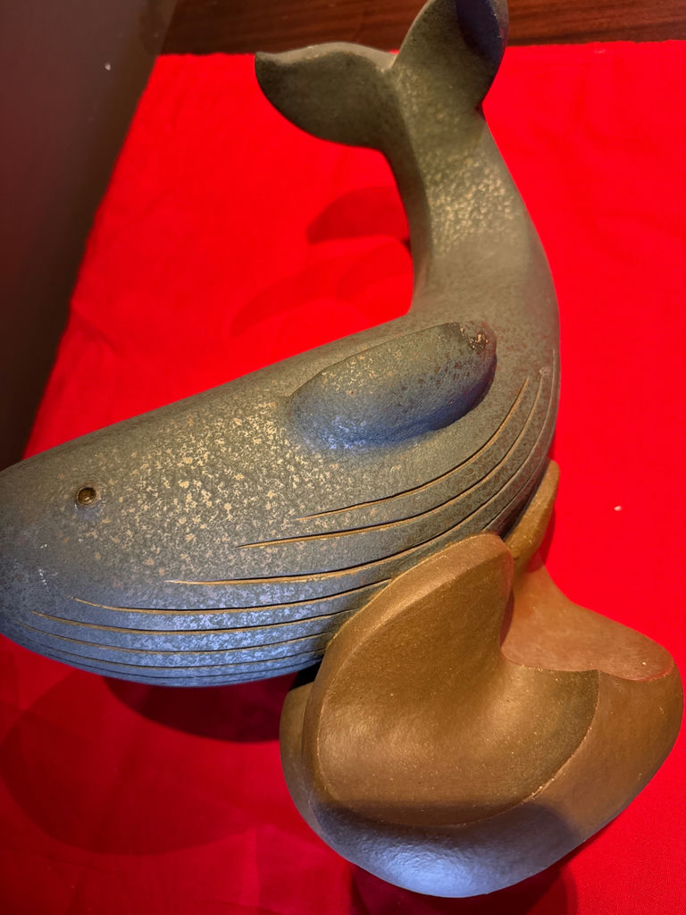 Whale Figurine Sculpture - image 3 of 3