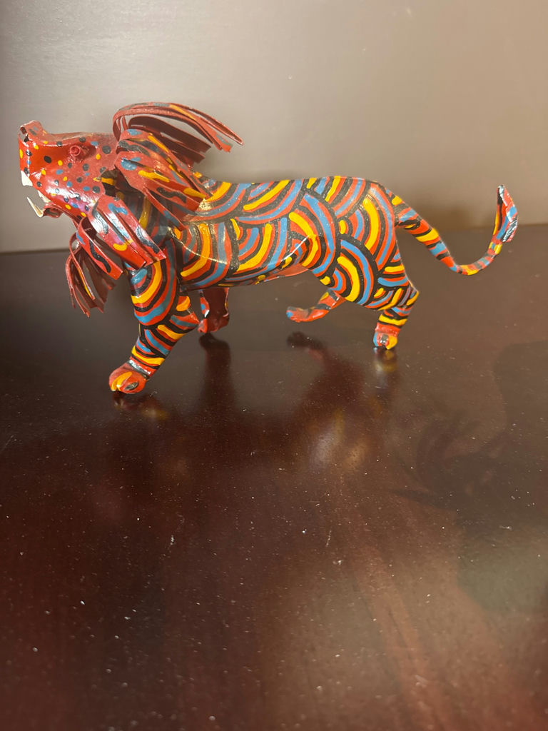 Three Colorful Lion Figurines - image 3 of 5