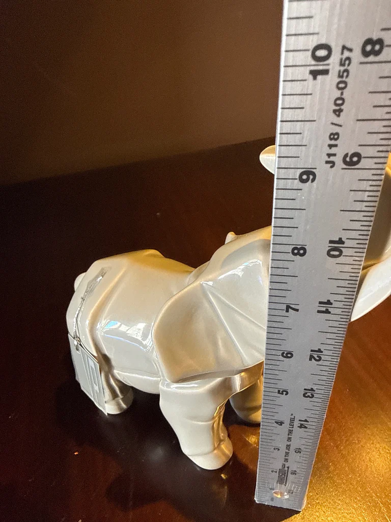 Ourense - Geometric Porcelain Elephant Figurine - image 5 of 5