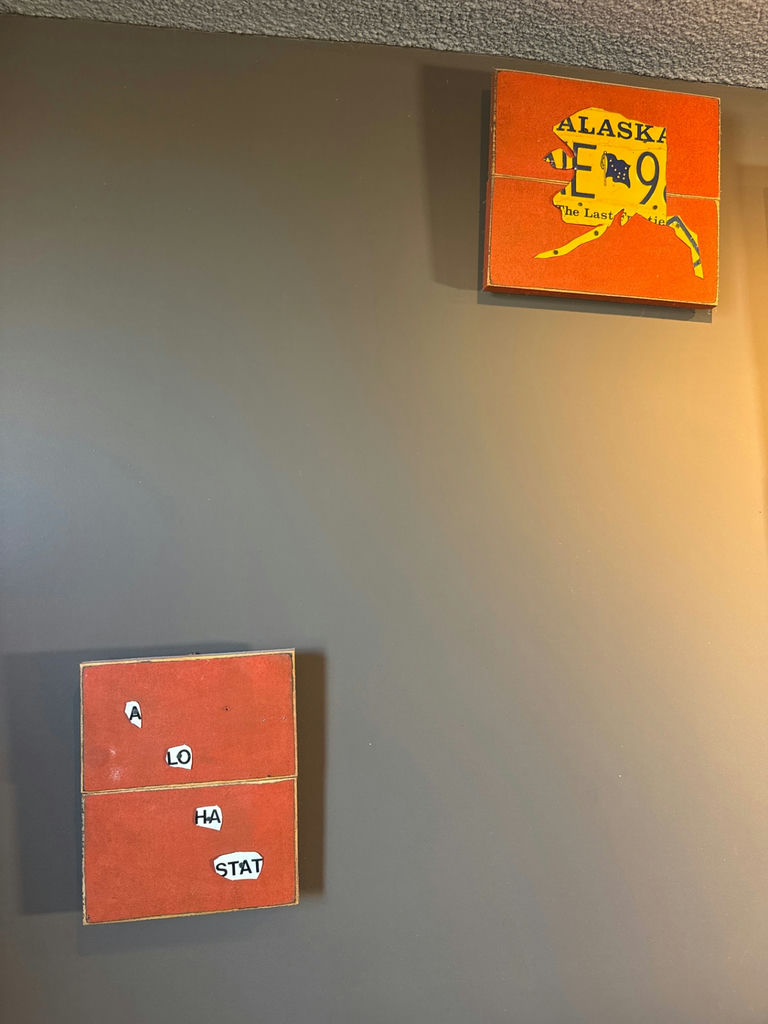 Two Mixed Media Wall Art Panels - image 1 of 3