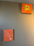 Two Mixed Media Wall Art Panels - thumbnail 1 of 3