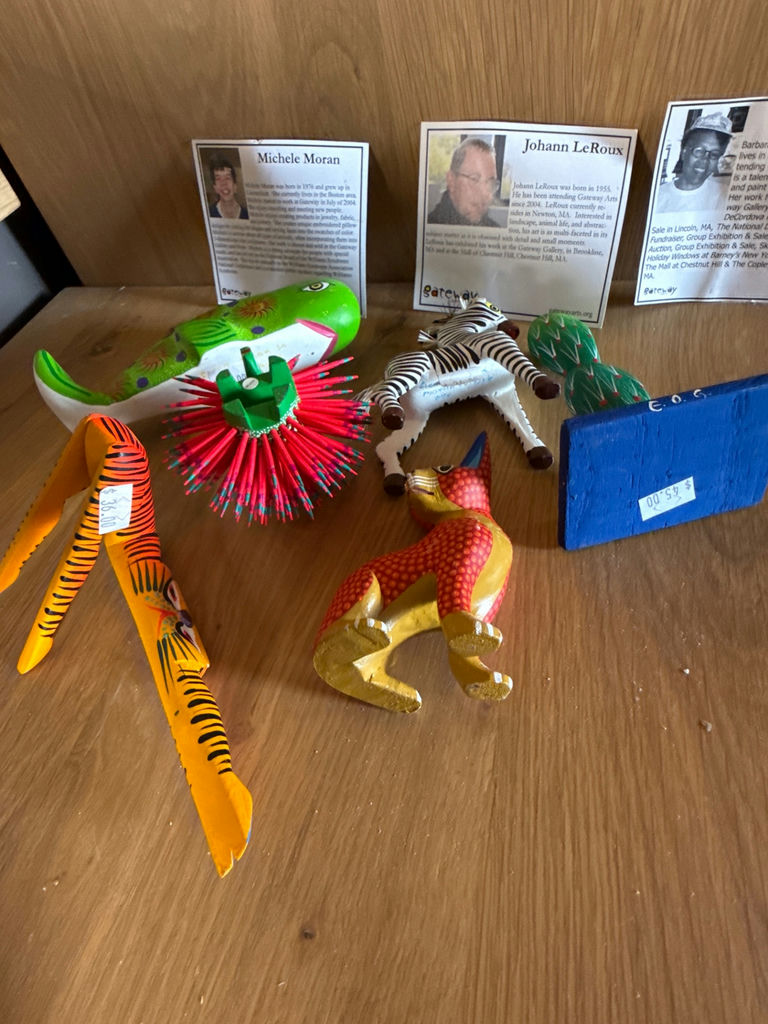 Handcrafted Painted Animal and Cactus Figurines - image 5 of 7